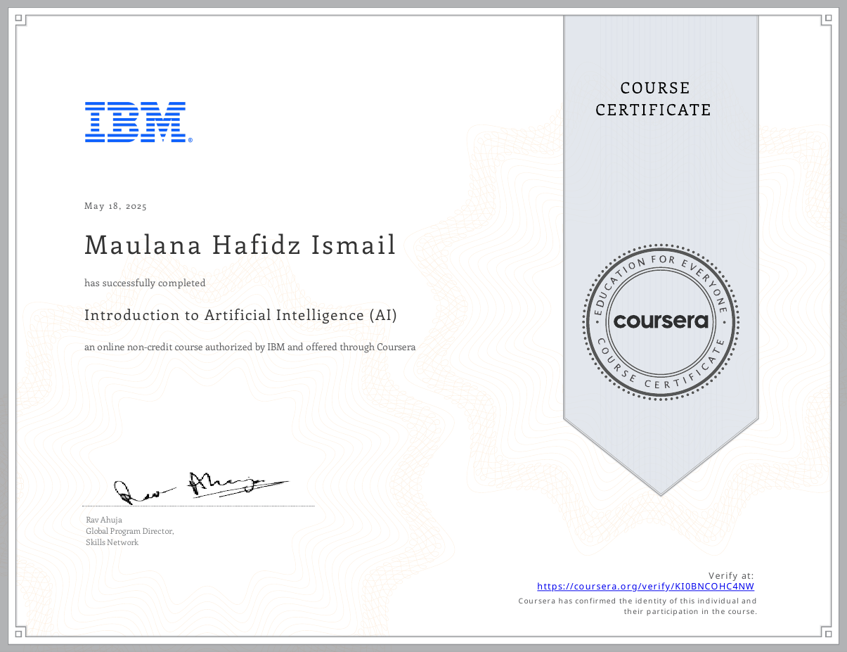 Introduction to Artificial Intelligence (AI)