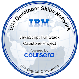 JavaScript Full Stack Capstone Project